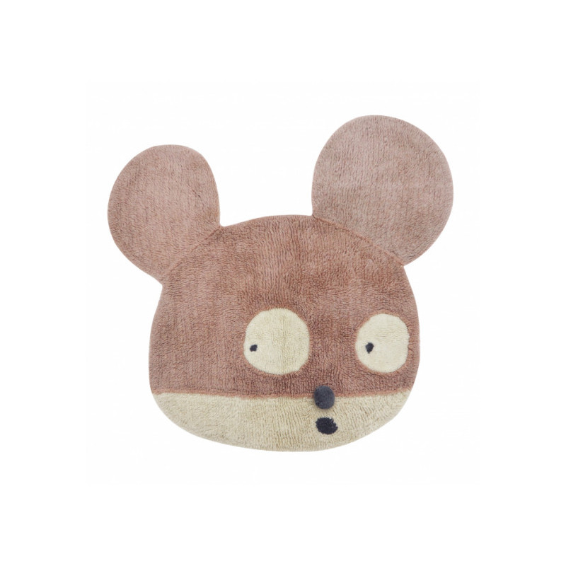 Tapis lavable Miss Mighty Mouse - Woolable by Lorena Canals