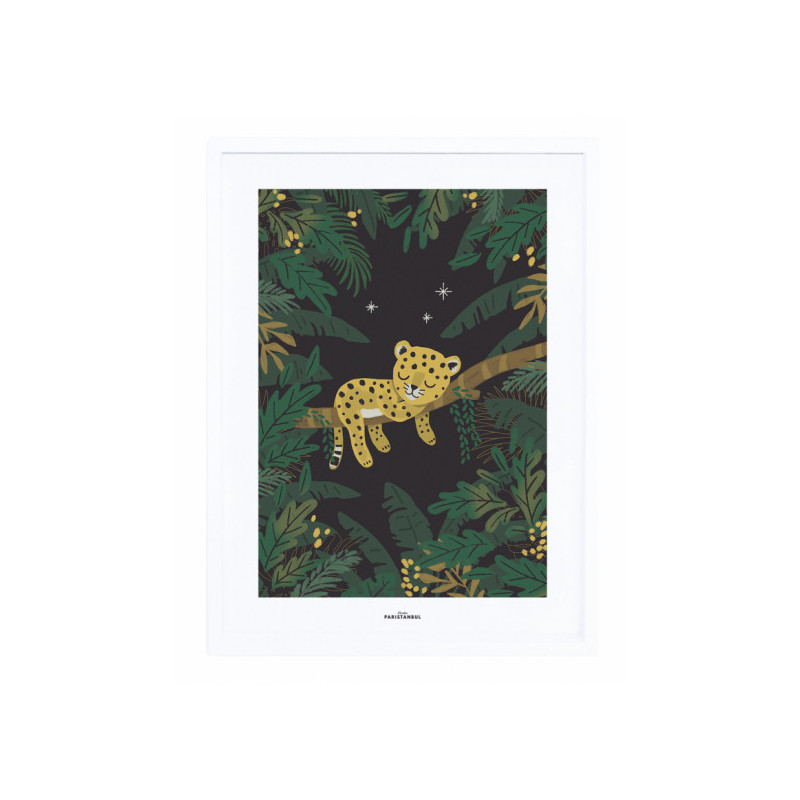 Affiche encadrée Petit guépard - Lilipinso