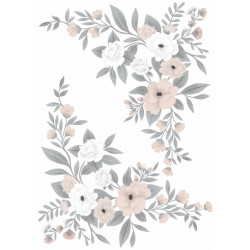 Planche de stickers décor L Ornements de fleurs - Lilipinso