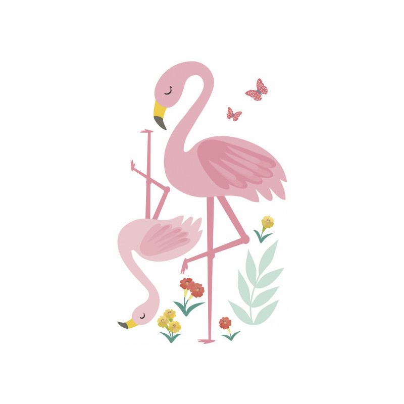 Sticker Les flamants roses - Lilipinso