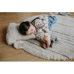 Tapis lavable Arona Round - Woolable by Lorena Canals