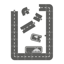 Set de jeu Car Tracks - Flexa