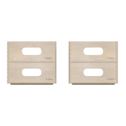 Boîtes de rangement Wooden Storage - Lot de 2 - Flexa