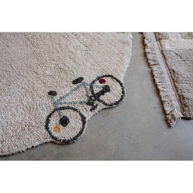 Tapis rond lavable Wheels - Lorena Canals