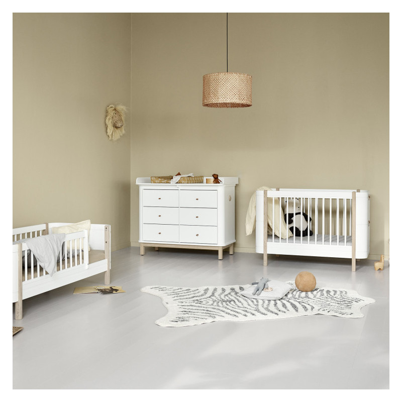 Lit bébé évolutif Wood Mini + sans kit junior - Oliver Furniture