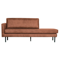 Canapé Eugène Daybed gauche Eco cuir - BePureHome