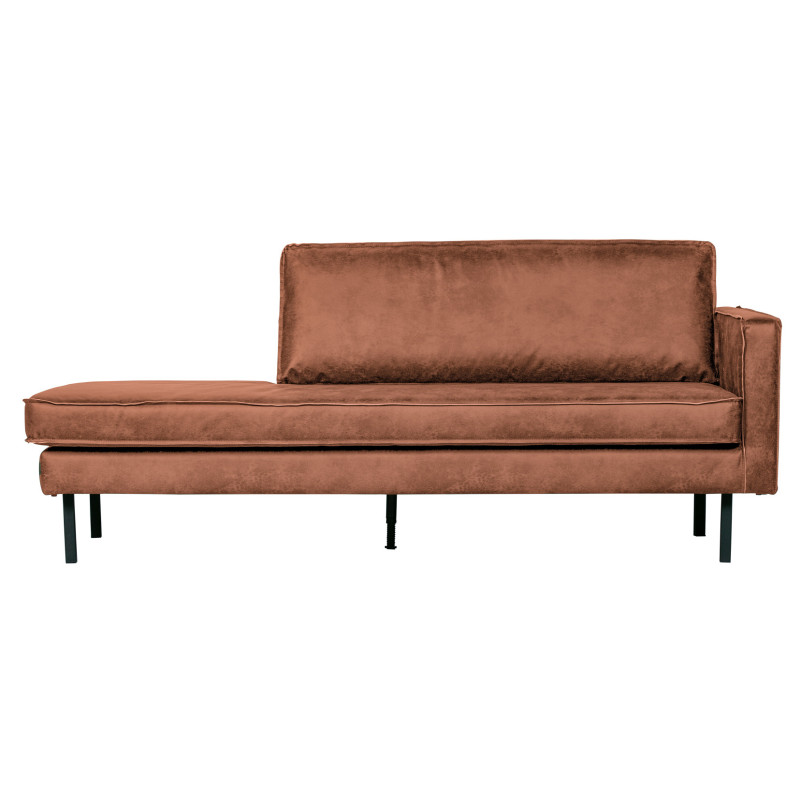 Canapé Eugène Daybed droit Eco cuir - BePureHome