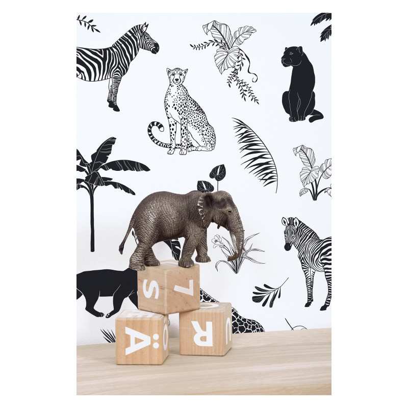 Papier peint Animals Mix - Lilipinso
