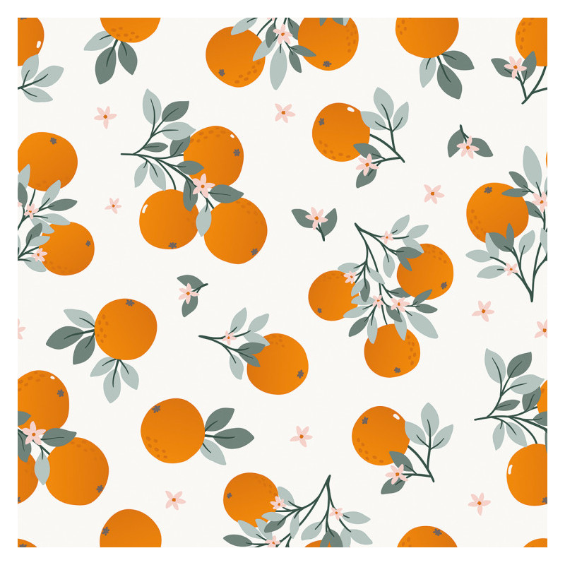 Papier peint Tangerine - Lilipinso