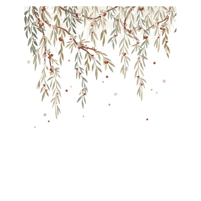 Papier peint décor Eucalyptus blooming L - Lilipinso