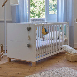 Chambre bébé complète Aurore blanc